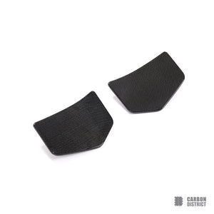 Audi TT/Sline/TTS/TTRS (MK3) carbon fibre front canards — fits 2016-2018