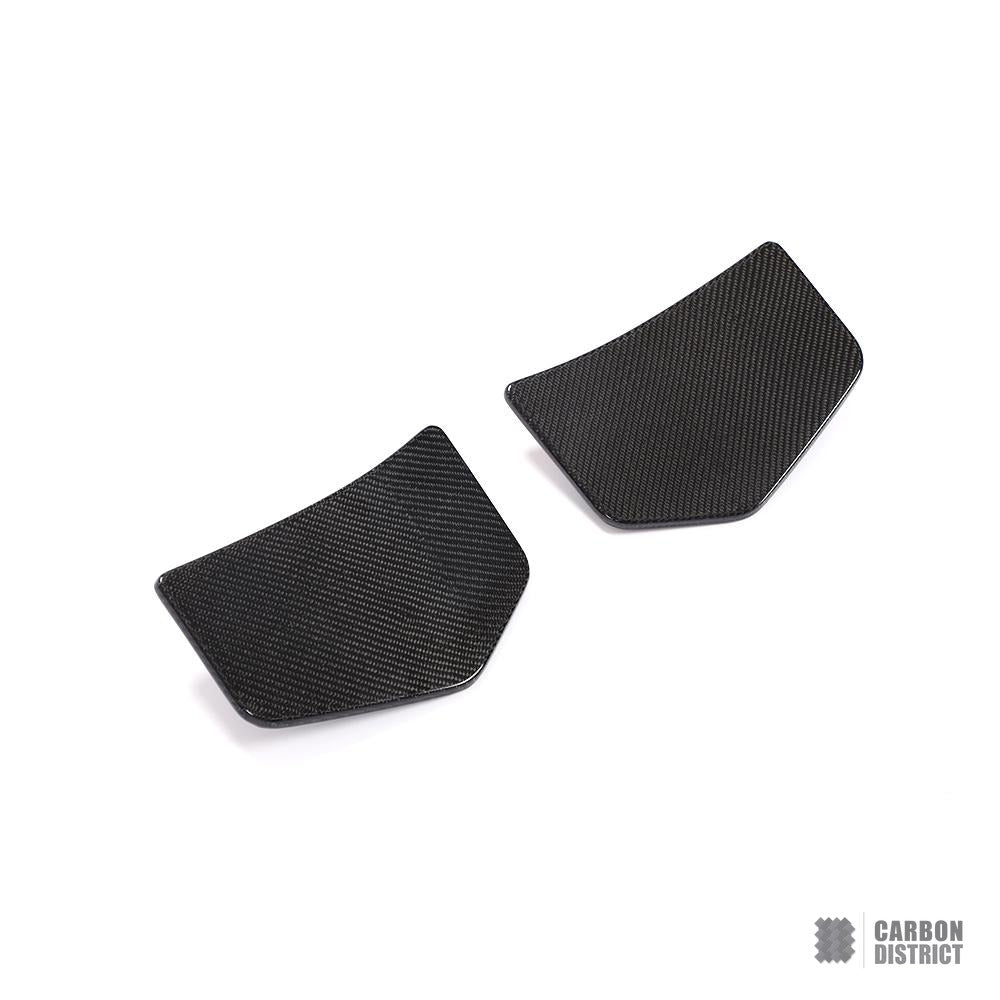 Audi TT/Sline/TTS/TTRS (MK3) carbon fibre front canards — fits 2016-2018