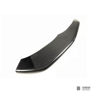BMW 1 Series (F20) carbon fibre front lip (V4) — fits 2015-2019