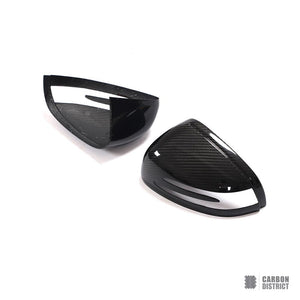 Mercedes-Benz AMG GT (C190) carbon fibre mirror caps — made to order in genuine carbon fibre