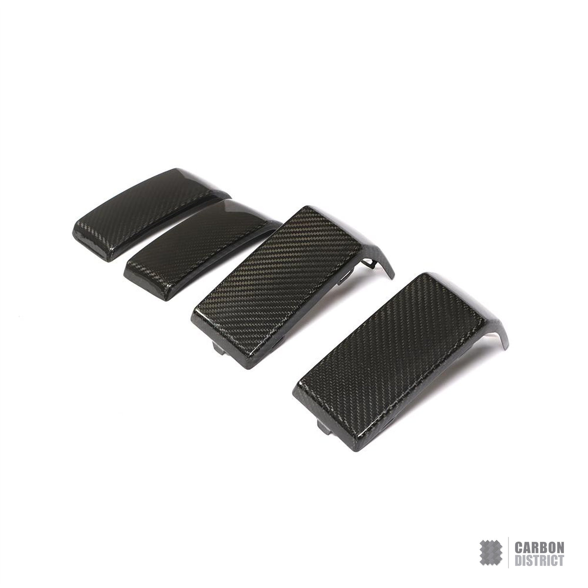 Mercedes G-Class (W463) dry carbon fibre bumper corners — fits 2018-2024