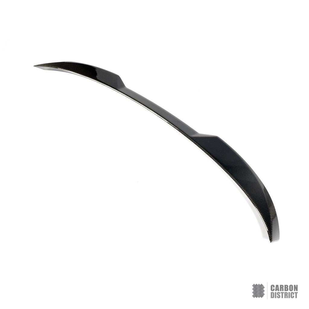 BMW M3 Touring (G81) carbon fibre spoiler — UV-stable gloss finish detail