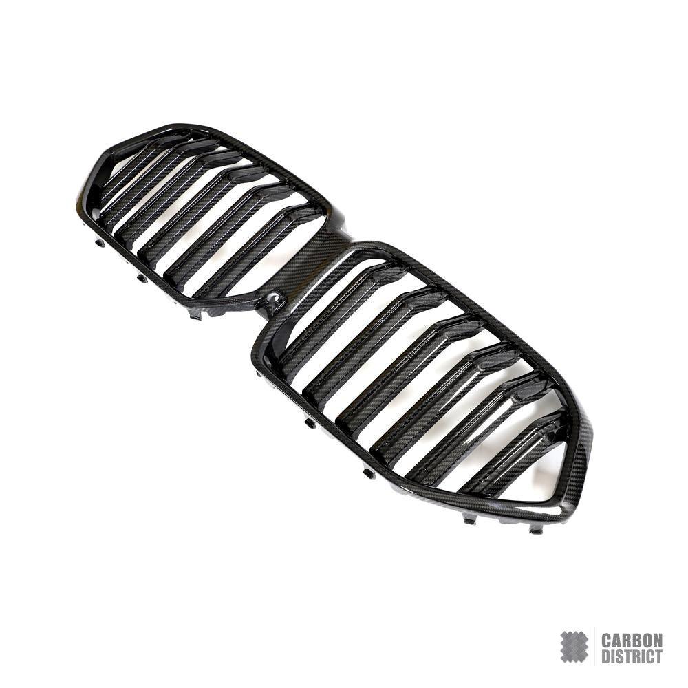 BMW X6M (F96) carbon fibre front grille — fits 2020-2021