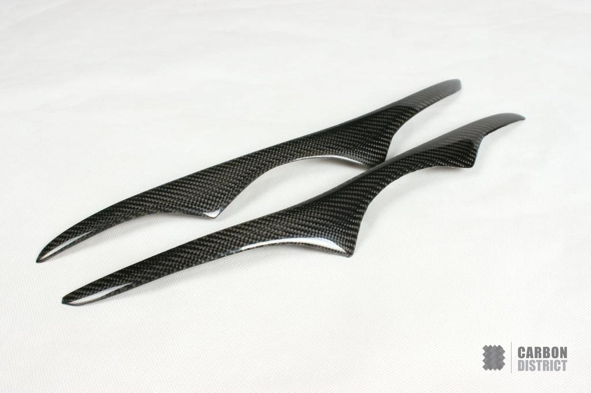 BMW M3 (E92/E93) carbon fibre headlight brows — view 5