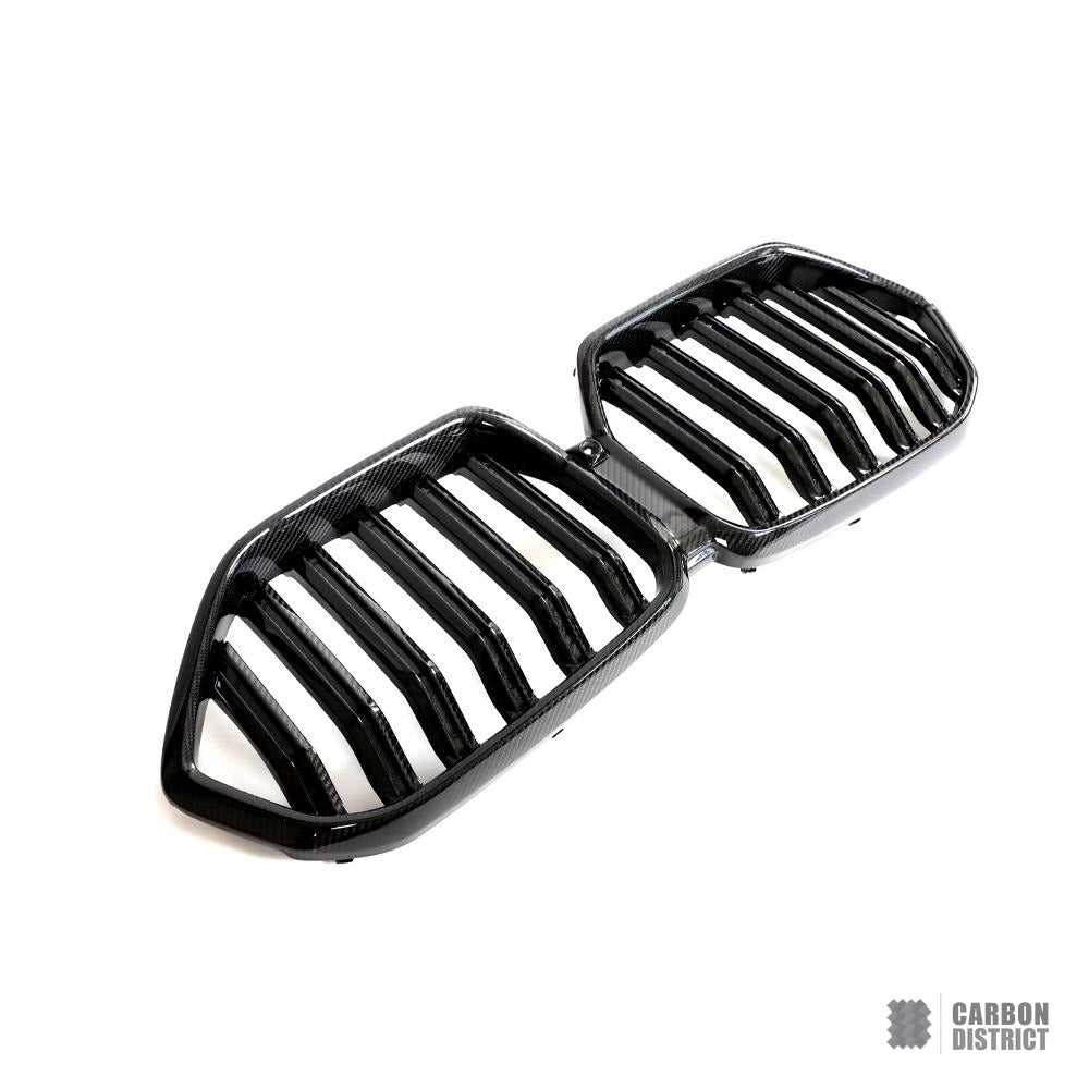 BMW X6M (F96) carbon fibre front grille — made to order in genuine carbon fibre