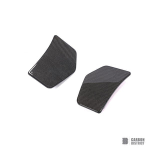 Audi TT/Sline/TTS/TTRS (MK3) carbon fibre front canards — made to order in genuine carbon fibre