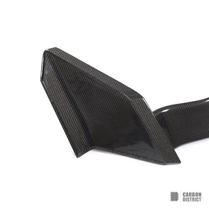 Honda Civic (FK7) carbon fibre spoiler — UV-stable gloss finish detail