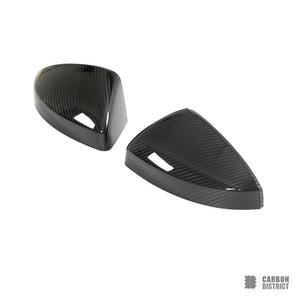 Audi R8 (4S) dry carbon fibre mirror caps — fits 2023
