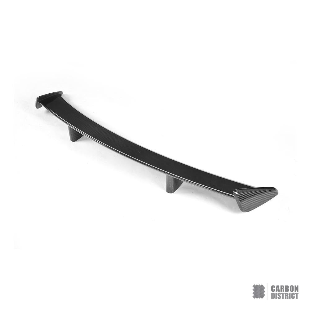 Jaguar F-Type (X152) carbon fibre spoiler — UV-stable gloss finish detail