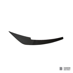 Nissan 400Z (RZ34) carbon fibre front canards — 3K twill gloss finish
