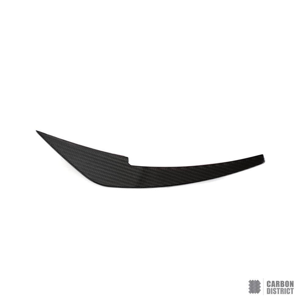 Nissan 400Z (RZ34) carbon fibre front canards — 3K twill gloss finish