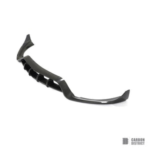 Mercedes E63 (W213) carbon fibre front lip — 3K twill gloss finish