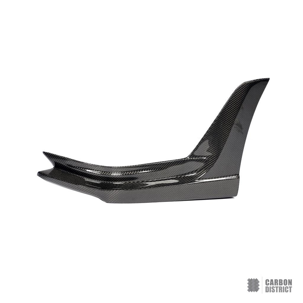 Honda Civic Type R (FL5) carbon fibre rear bumper corners — made to order in genuine carbon fibre