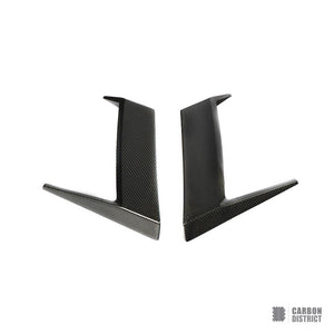 Mercedes G Class (W463) carbon fibre front canards — fits 2018-2024