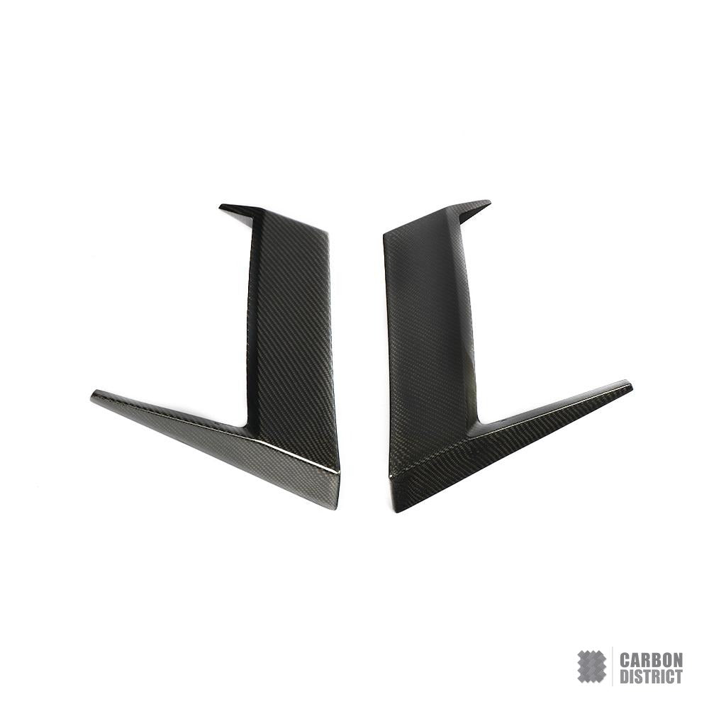 Mercedes G Class (W463) carbon fibre front canards — fits 2018-2024