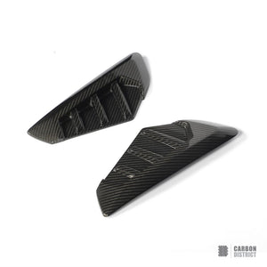 BMW X5 (G05) dry carbon fibre side vents — UV-stable gloss finish