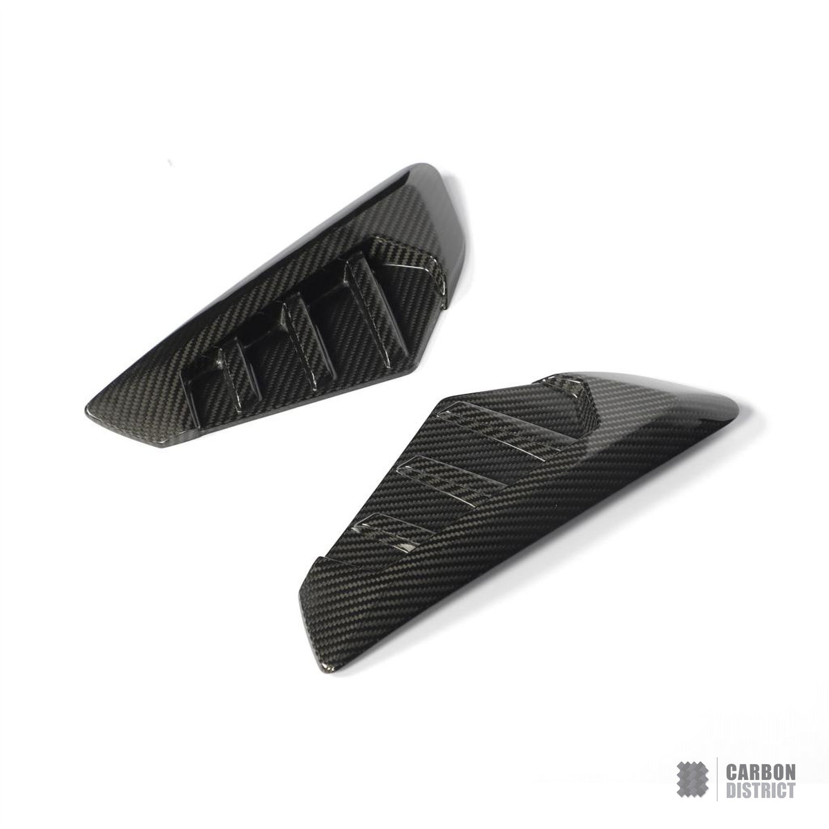 BMW X5 (G05) dry carbon fibre side vents — UV-stable gloss finish
