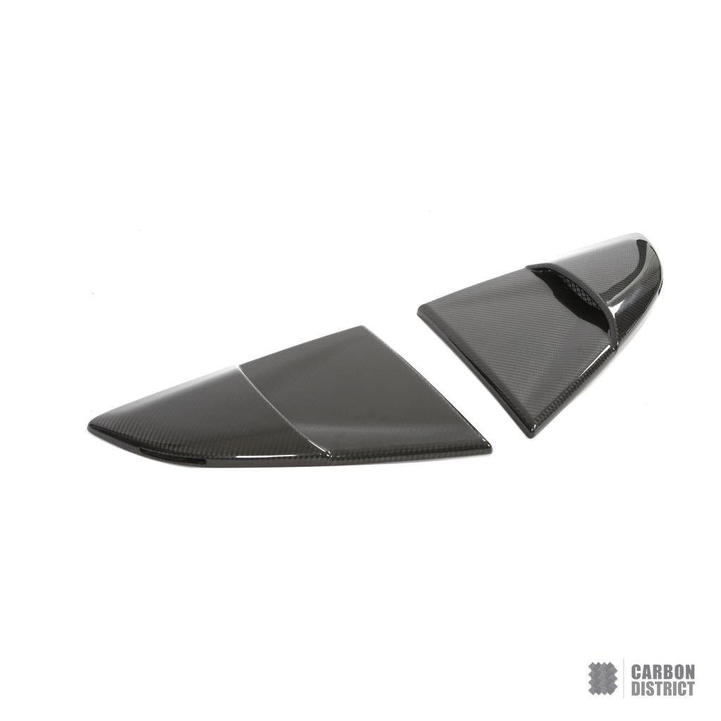 Porsche Boxster/Cayman (982.0) carbon fibre vents — UV-stable gloss finish detail