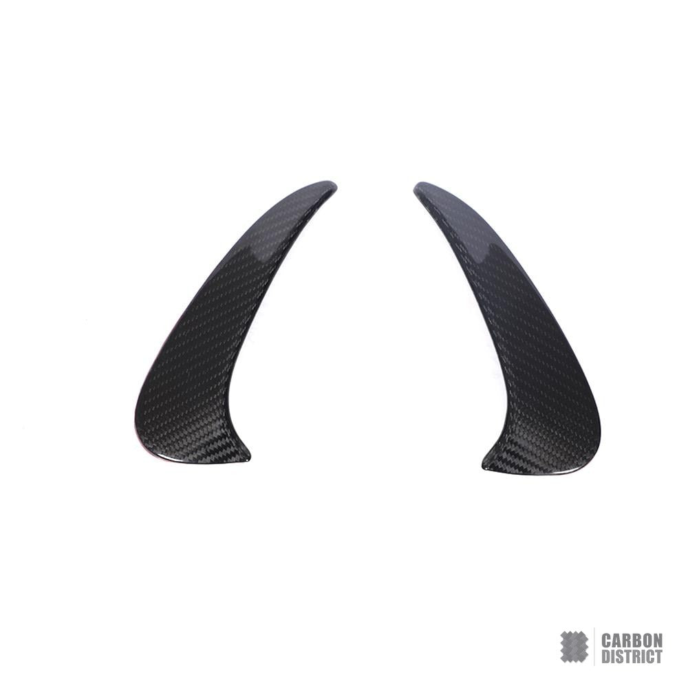 Mercedes GLA (H247 SPORT/AMG) carbon fibre front canards — UV-stable gloss finish