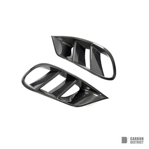 Mercedes-Benz S-Class (W222/C217) carbon fibre vents — UV-stable gloss finish detail
