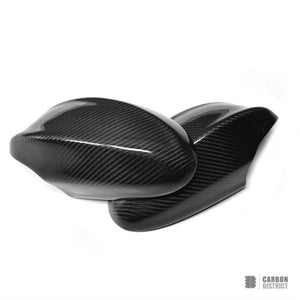 BMW 3 Series (E90) carbon fibre mirror caps (V1) — view 5