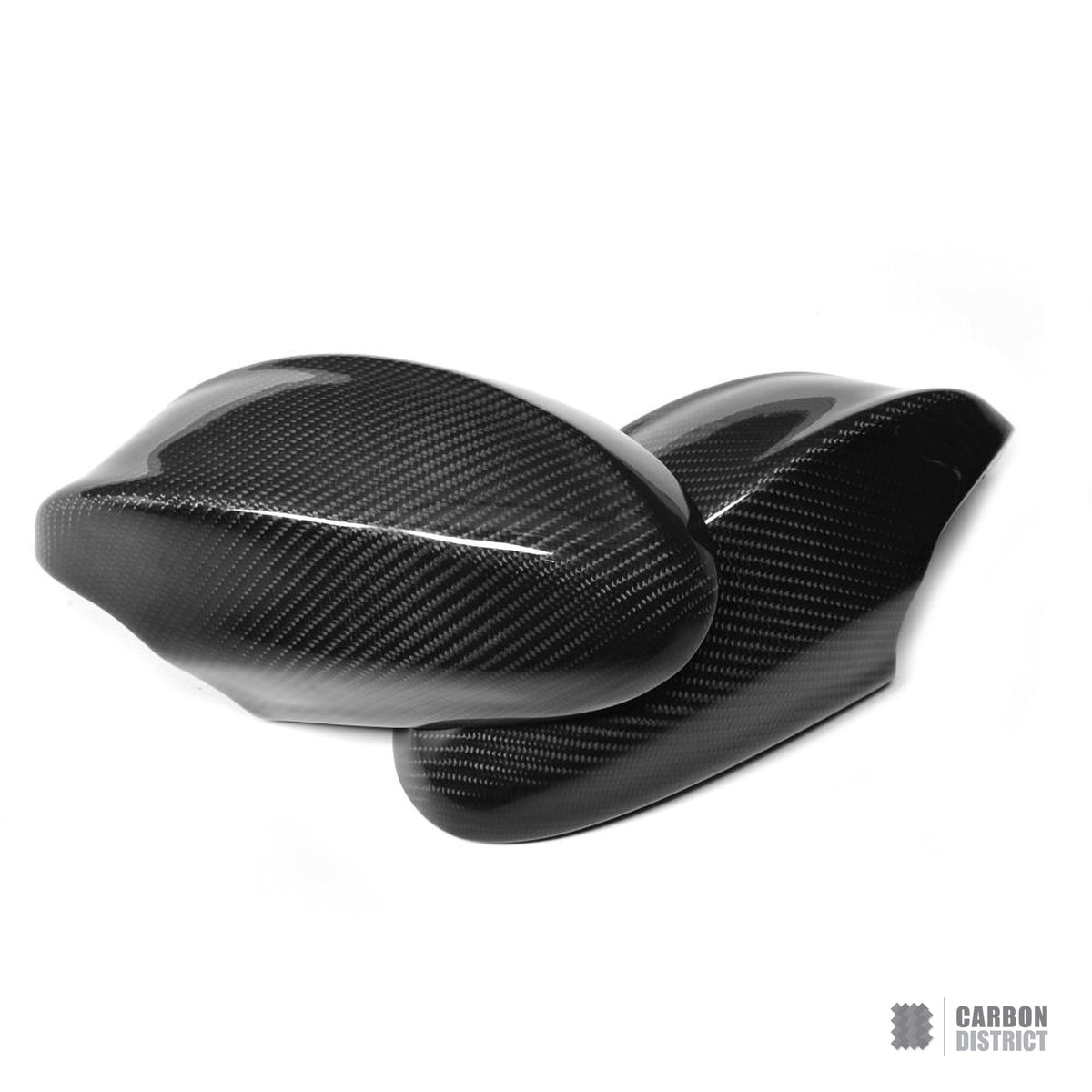 BMW 3 Series (E90) carbon fibre mirror caps (V1) — view 5