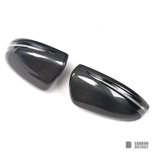 Mercedes-Benz S-Class (W222/C217) carbon fibre mirror caps — made to order in genuine carbon fibre