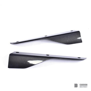 BMW 4 Series (F32) carbon fibre side skirts (V3) — fits 2014-2020