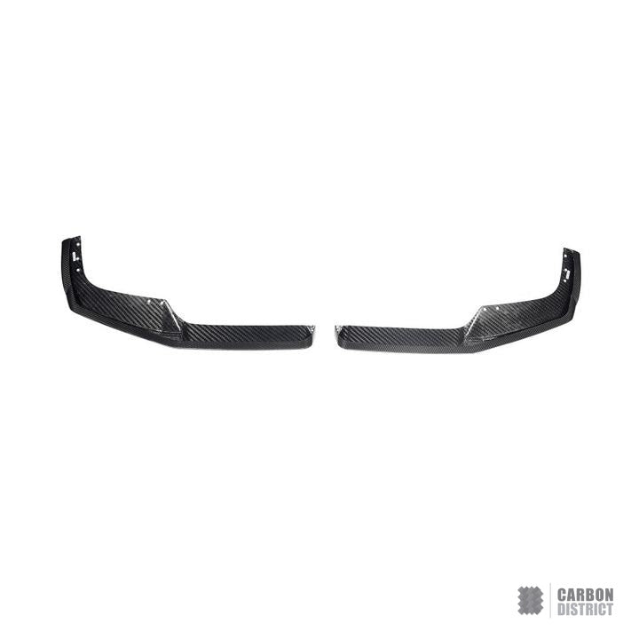 BMW X5M (F95) dry carbon fibre front lip (V1) — fits 2020-2023