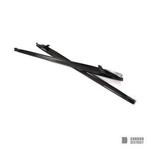 Porsche 911 (991) carbon fibre side skirts — made to order in genuine carbon fibre