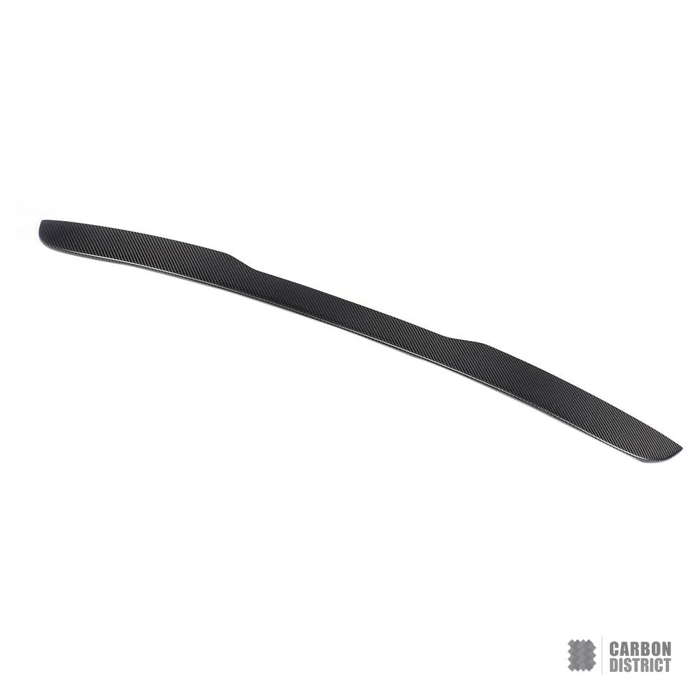 Mercedes-Benz S-Class (W222/C217) carbon fibre roof spoiler — UV-stable gloss finish detail