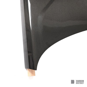 Land Rover Range Rover Sport (L494) carbon fibre bonnet — UV-stable gloss finish detail