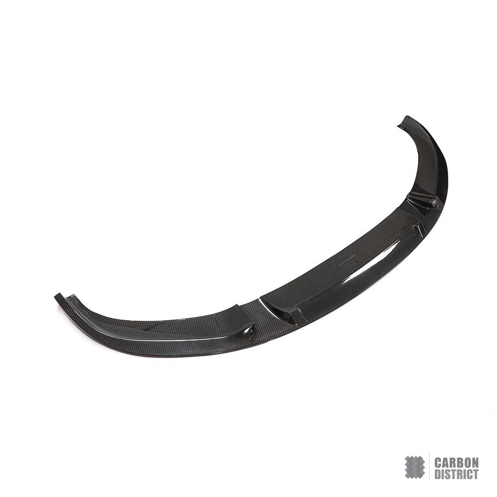 BMW 8 Series (G15/G16) carbon fibre front lip — fits 2018-2022