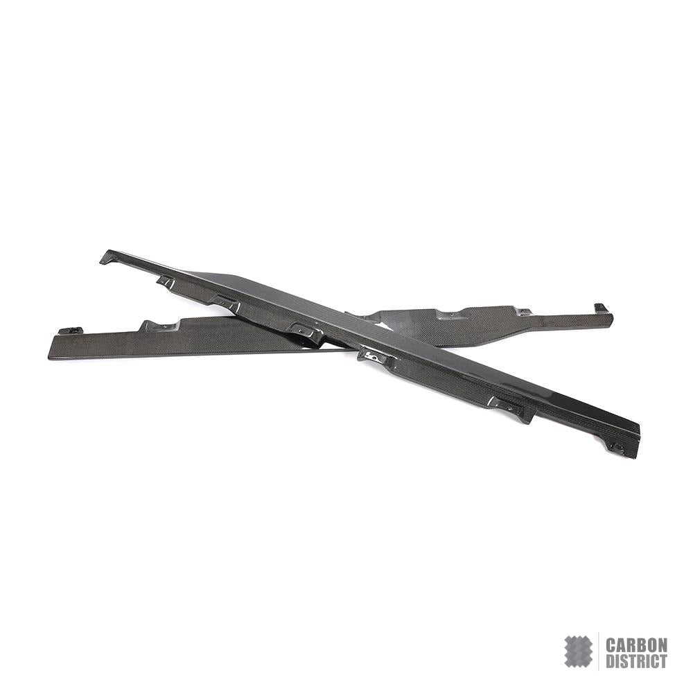 Mercedes AMG GT (C190) carbon fibre side skirts — fits 2014-2022