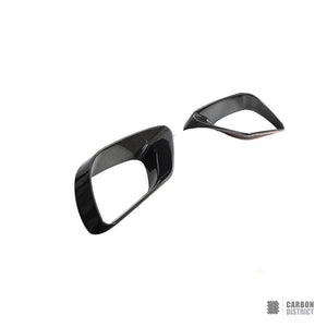 Mercedes E63 AMG (W213) carbon fibre front bumper inserts — fits 2017-2023