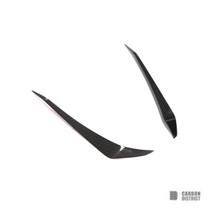 Porsche 911 (991) carbon fibre front canards — made to order in genuine carbon fibre