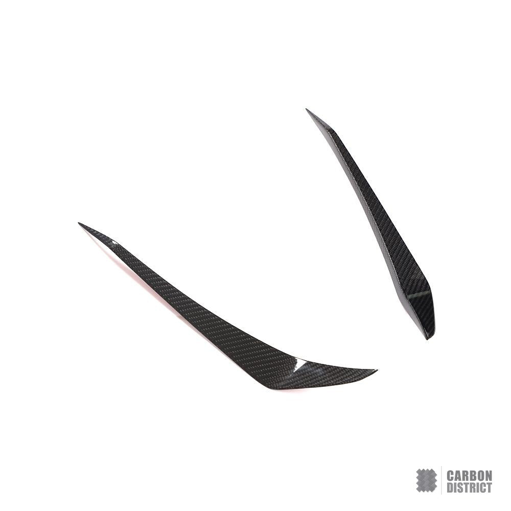 Porsche 911 (991) carbon fibre front canards — made to order in genuine carbon fibre