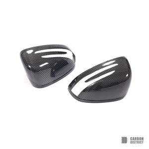 Mercedes-Benz AMG GT (C190) carbon fibre mirror caps — full product view