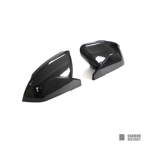 Audi RSQ8 (2021) carbon fibre mirror caps — made to order in genuine carbon fibre