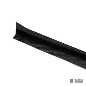 BMW M8 (F92/F93) carbon fibre side skirts — full product view