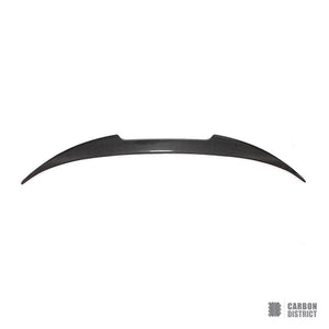 BMW M8 (F92/F93) carbon fibre spoiler — UV-stable gloss finish detail