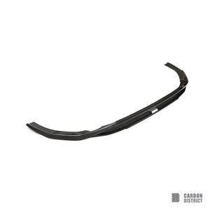 Audi RS4 (B9.5) carbon fibre front lip — UV-stable gloss finish detail