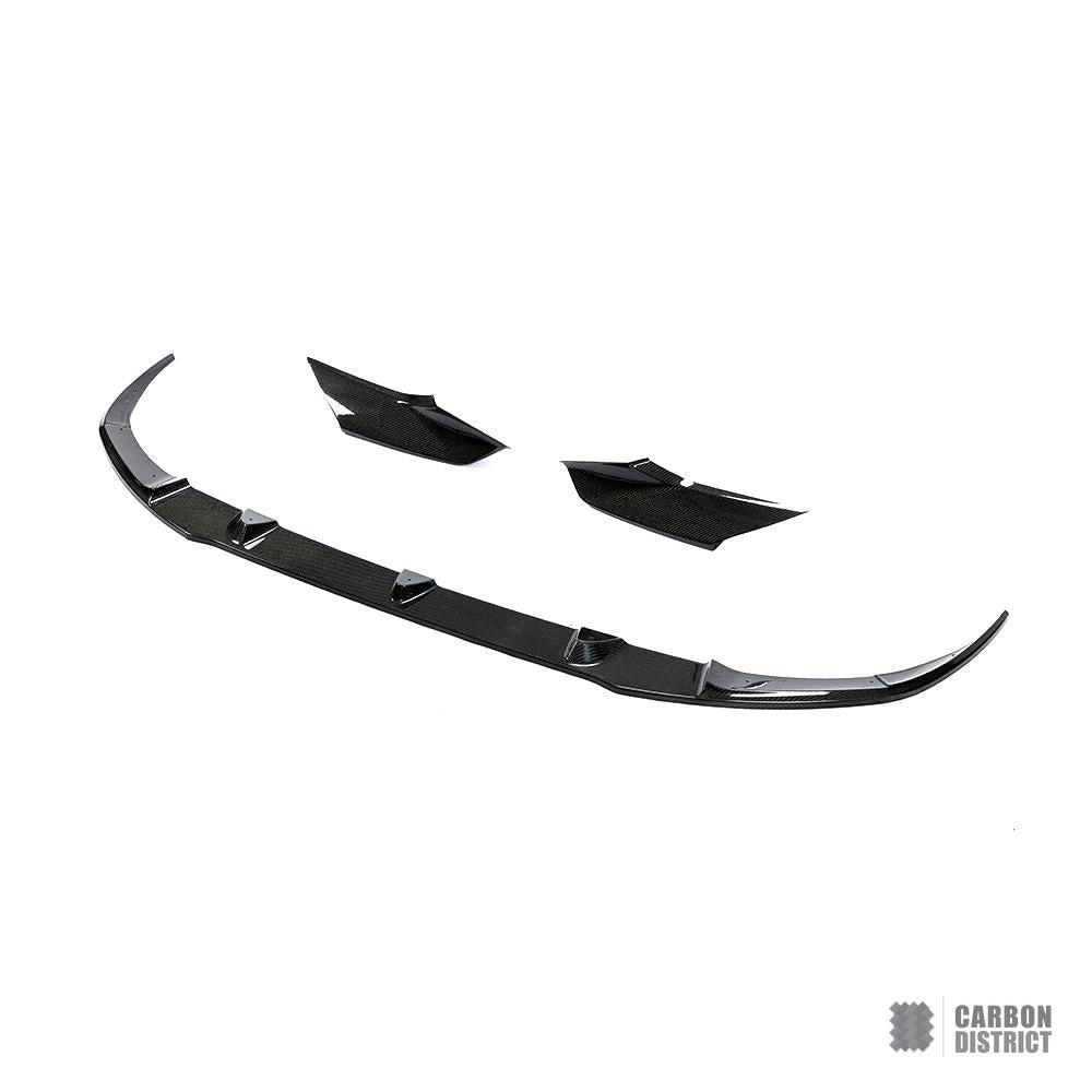 BMW Z4 (G29) carbon fibre front lip — UV-stable gloss finish detail