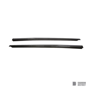 Audi R8 (4S) carbon fibre side skirts — full product view