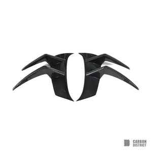 Mercedes-Benz AMG GT (C190) carbon fibre front canards — fits 2016-2019