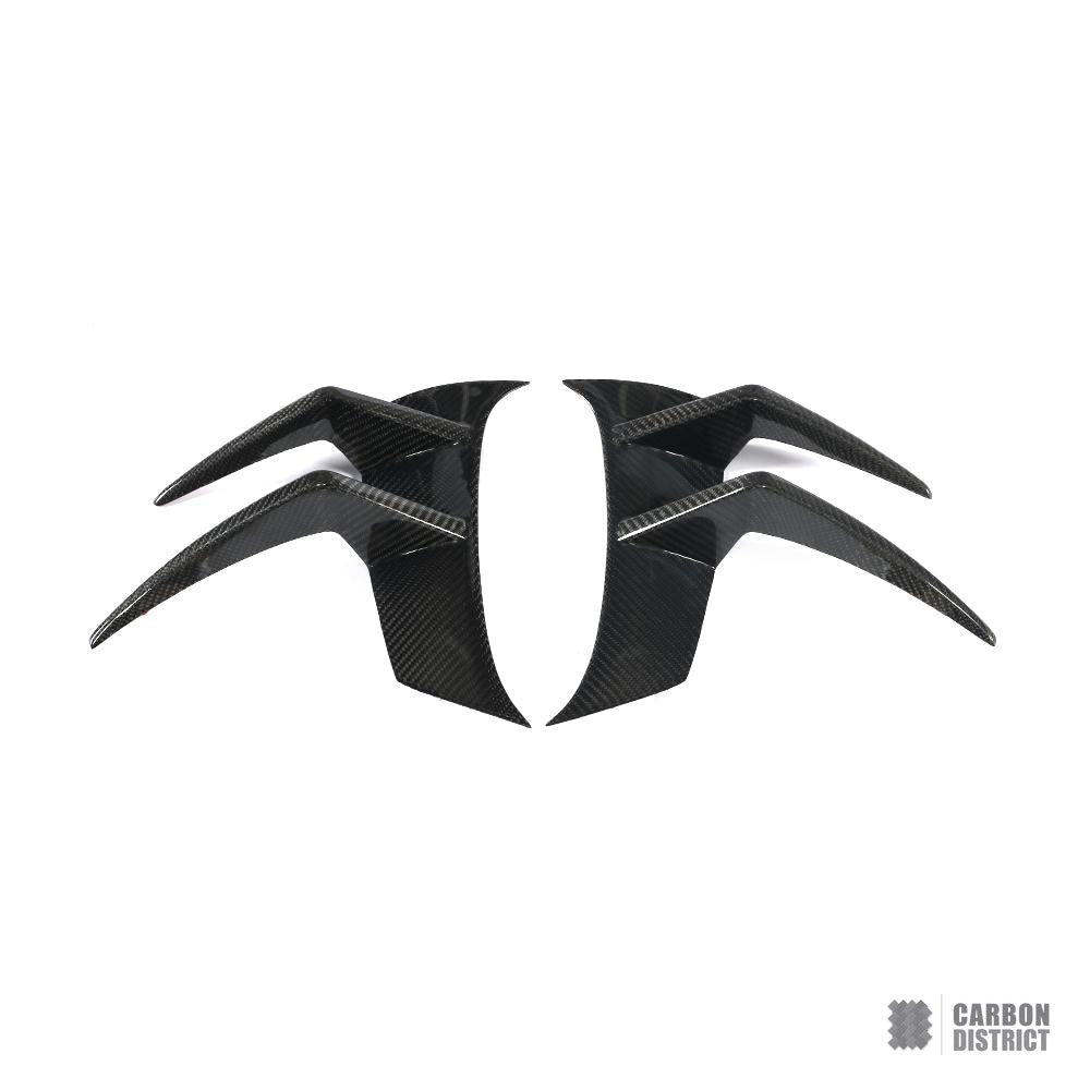 Mercedes AMG GT (C190) carbon fibre front canards — fits 2016-2019