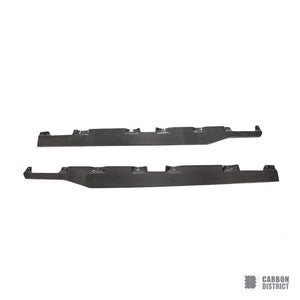 Mercedes-Benz AMG GT (C190) carbon fibre side skirts — made to order in genuine carbon fibre