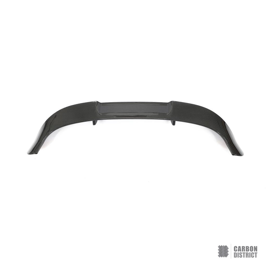 Audi RS4 (B9.5) carbon fibre spoiler — UV-stable gloss finish detail