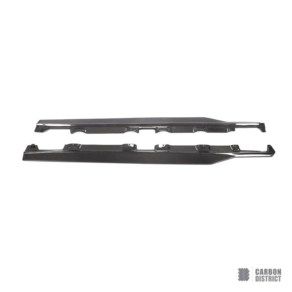 Mercedes AMG GT (C190) carbon fibre side skirts — view 5