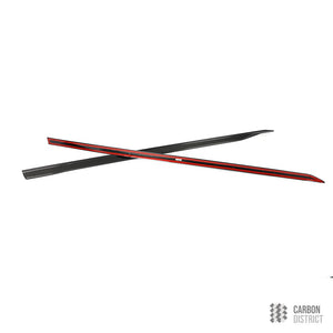 BMW 5 Series / i5 (G60) carbon fibre side skirt extensions — fits 2024+